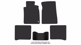 Interior mats for the Toyota Windom V10 1991-1996 I generation JP Sedan - Фото 2