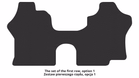 Interior mats for the Toyota Grand Hiace 2002-2005 IV generation EU VAN - Фото 2