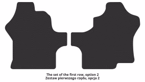 Interior mats for the Toyota Grand Hiace 2002-2005 IV generation EU VAN - Фото 3