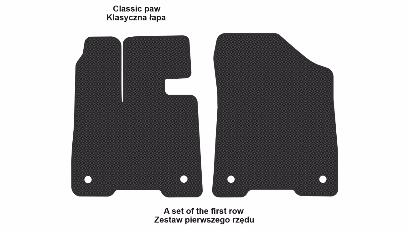 Interior mats for the Toyota Sienna XL40 2020-… IV generation US Minivan Hybrid - Фото 2