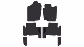 Dywaniki podłogowe do Toyota Rav 4 CA30W 2005-2012 III generacja EU Crossover Short kierownica po prawej stronie - Фото 2