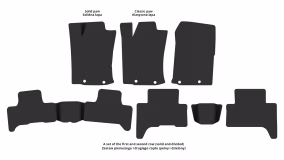 Dywaniki podłogowe do Toyota FJ Cruiser 2006-2018 I generacja US Crossover - Фото 3