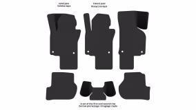 Interior mats for the Volkswagen Jetta (VI) 2010-2015 VI generation US Universal - Фото 2