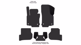 Interior mats for the Volkswagen Golf (VI) 2008-2012 VI generation US Hatchback - Фото 2