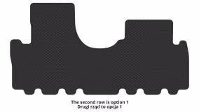 Interior mats for the Volkswagen Sharan (7M) 1995-2010 I generation EU Minivan 7-seater - Фото 3