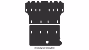 Interior mats for the Volkswagen Sharan (7M) 1995-2010 I generation EU Minivan 7-seater - Фото 6