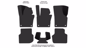 Dywaniki podłogowe do Volkswagen Jetta (VI) 2010-2018 VI generacja US Sedan - Фото 3