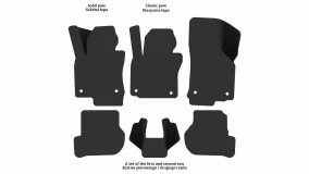 Interior mats for the Volkswagen Golf (V) 2003-2009 V generation EU Hatchback 5-door - Фото 2