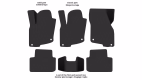 Interior mats for the Volkswagen E-Tharu 2020-… I generation CN Crossover 5-seater Electro - Фото 2