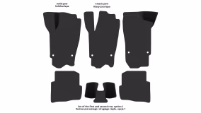 Interior mats for the Volkswagen Fox 2005-2011 I generation EU Hatchback 3-door - Фото 2