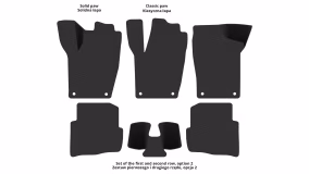 Interior mats for the Volkswagen Fox 2005-2011 I generation EU Hatchback 3-door - Фото 3