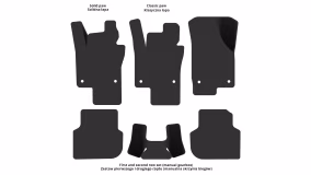 Dywaniki podłogowe do Volkswagen Jetta (VI) 2010-2018 VI generacja EU Sedan - Фото 3