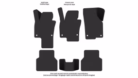 Dywaniki podłogowe do Volkswagen Tiguan NF 2007-2018 I generacja EU Crossover - Фото 3