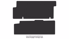 Interior mats for the Volkswagen T6 Transporter 2015-… VI generation EU VAN - Фото 4