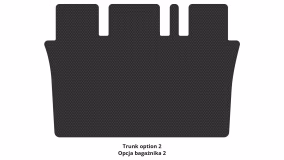 Dywaniki podłogowe do Volkswagen Caddy (2K) 2015-2020 III generacja EU Minivan po restylingu 4-drzwiowy 5-miejscowy - Фото 4