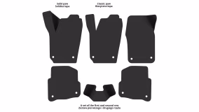 Interior mats for the Volkswagen Polo (IV) 2001-2009 IV generation EU Hatchback 3-door - Фото 2