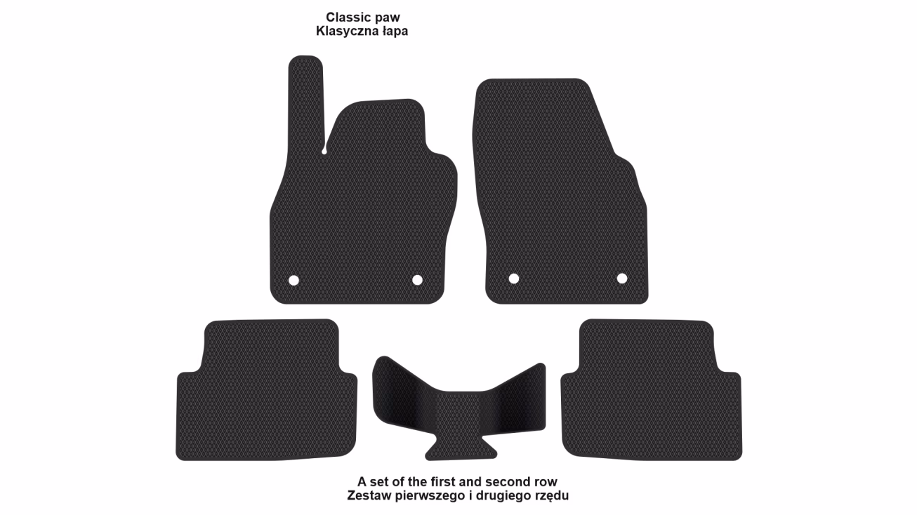 Interior mats for the Volkswagen Taigo 2021-… I generation EU Crossover - Фото 2