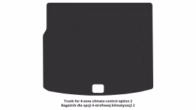 Dywaniki podłogowe do Volkswagen Touareg (7L) 2006-2010 I generacja EU Crossover przed restylingiem kierownica po prawej stronie - Фото 4
