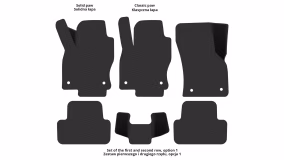 Килимки в салон Volkswagen Golf (VII) 2012-2020 VII покоління EU Hatchback 5-ти дверна - Фото 2