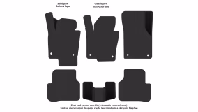 Interior mats for the Volkswagen Passat B6 2005-2010 VI generation EU Universal - Фото 2