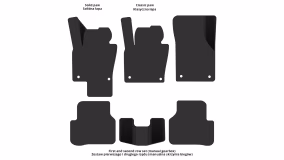 Interior mats for the Volkswagen Passat B6 2005-2010 VI generation EU Universal - Фото 3