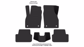 Interior mats for the Volkswagen Polo (VI) 2017-… VI generation EU Hatchback - Фото 2