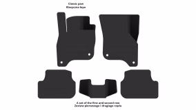 Interior mats for the Volkswagen e-Golf 2014-2020 VII generation EU Hatchback 5-door Electro - Фото 2