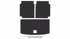 Interior mats for the Volkswagen Atlas 2016-2025 I generation US Crossover 7-seater - Фото 4