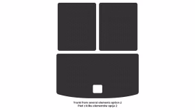 Interior mats for the Volkswagen Atlas 2016-2025 I generation US Crossover 7-seater - Фото 5
