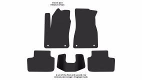 Interior mats for the Volvo C40 2021-… I generation CN Crossover Electro (BEV) - Фото 2