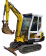 Коврики в салон Yanmar B22 1990-1998 I поколение JP Mini excavator