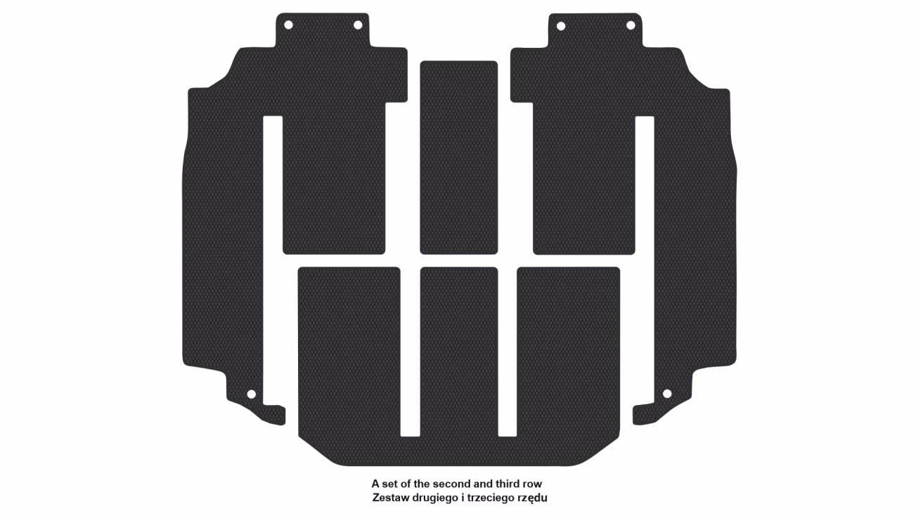 Interior mats for the Zeekr 009 2023-… I generation CN Minivan 7-seater - Фото 3