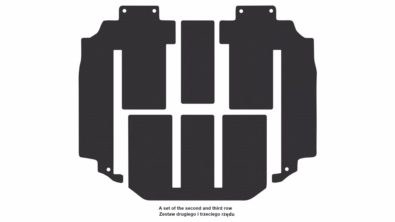 Interior mats for the Zeekr 009 2023-… I generation CN Minivan 6-seater - Фото 3